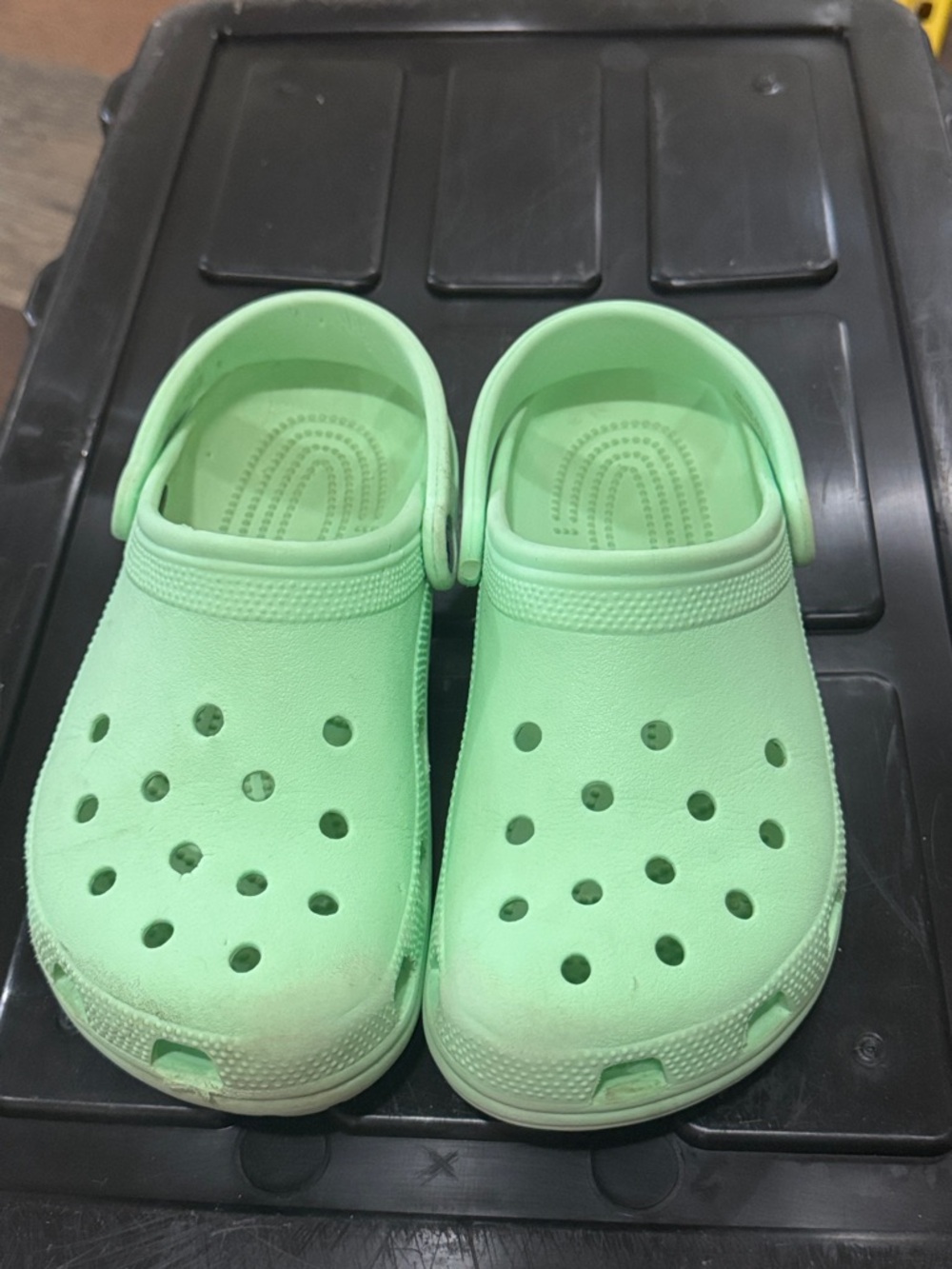 Light Green Crocs Shoes